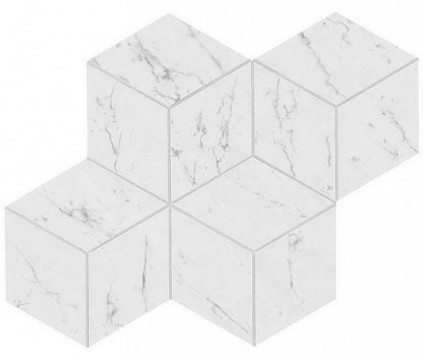 Мозаика Marvel Stone Carrara Pure Mosaico Esag. Lapp. 30х35 см