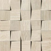 Плитка Axi White Pine Mosaico 3D 35х35