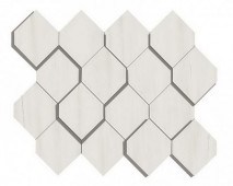 Плитка Marvel Stone Bianco Dolomite Mosaico Esagono 3D 28.2х35.3