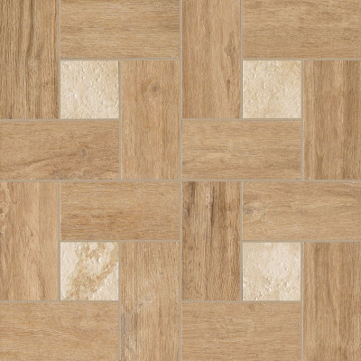 Мозаика NL-Wood olive Inserto Glamour  45x45 см
