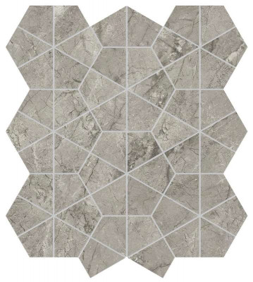 Мозаика Marvel Meraviglia Silver Majestic Hexagon Lapp. (AJQ0) 40.3x46.6 см
