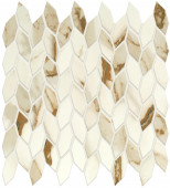 Плитка Marvel Calacatta Imperiale Mosaico Twist Shiny (A4WN) Керамическая плитка 30.5x30.5