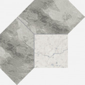 Плитка Charme Extra Silver Mosaico Polygon.5  21x28.5