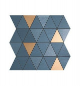 Плитка MEK Blue Mosaico Diamond Gold Wall (9MDU) 30.5х30.5