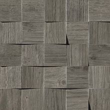 Плитка Axi Grey Timber Mosaico 3D 35х35