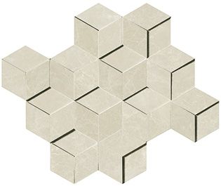 Плитка Marvel Edge Mosaico 3D Imperial White 26.4x30.5