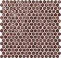 Мозаика Dwell Rust Hexagon Gold 30х30 см