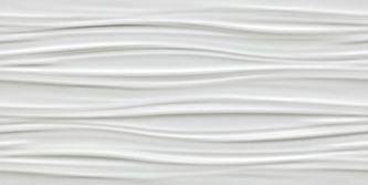 Настенная плитка 3D Wall Design Ribbon White Matt 40х80 см