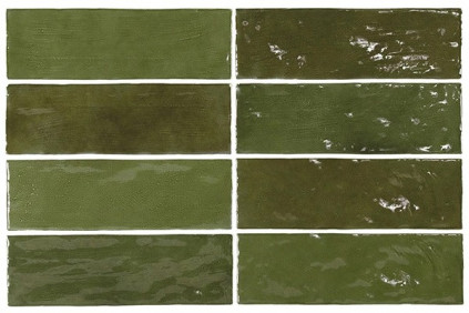 Настенная плитка LA RIVIERA BOTANICAL GREEN 6.5x20 см