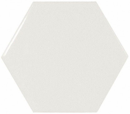 Настенная плитка SCALE HEXAGON WHITE (21911) 10.7x12.4 см