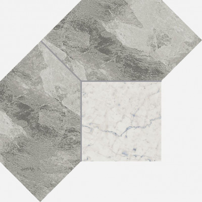 Мозаика Charme Extra Silver Mosaico Polygon.5  21x28.5 см