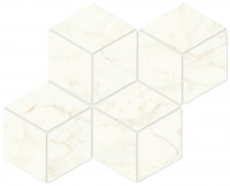 Плитка Marvel Calacatta Delicato Mosaico Esagono Matt (A417) Керамогранит 30x35