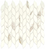 Плитка Marvel Calacatta Prestigio Mosaico Twist Shiny (A4WL) Керамическая плитка 30.5x30.5
