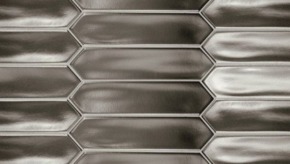 Настенная плитка LANSE SILVER (27492) 5x25 см