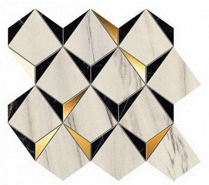 Мозаика Marvel Dream Diamonds Bianco - Black 35.8x32.9 см