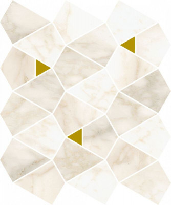 Мозаика Eternum Carrara Mosaico Vertex 30x26.2 см