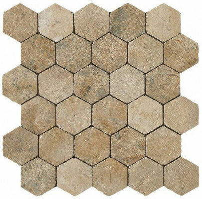 Мозаика Aix Beige Honeycomb Tumbled (A0UB) 31x30 см