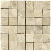 Плитка Aix Blanc Mosaico Tumbled (A0TZ) 30x30