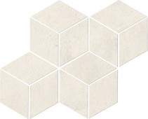 Плитка Raw White Mosaico Esagono (A0Z9) 35x30