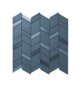 Плитка MEK Blue Mosaico Chevron Wall (9MCU) 30.5х30.5