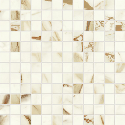 Мозаика Marvel Calacatta Imperiale Mosaico Lapp (A426) Керамогранит 30x30 см