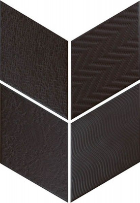 Керамогранит RHOMBUS BLACK (21295) 14x24 см