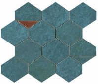 Плитка Blaze Verdigris Mosaico Nest (9BNV) 25.8x29.4