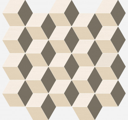 Мозаика Element Mosaico Cube Warm  30.5x33 см