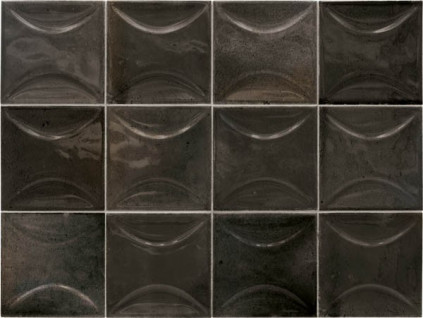 Настенная плитка HANOI ARCO BLACK ASH (30022) 10x10 см