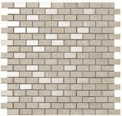 Плитка Kone Silver Mosaico Brick  Matt 30.4x30.4