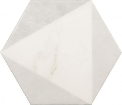 Напольная плитка CARRARA Hexagon Peak (23102) 17.5x20 см